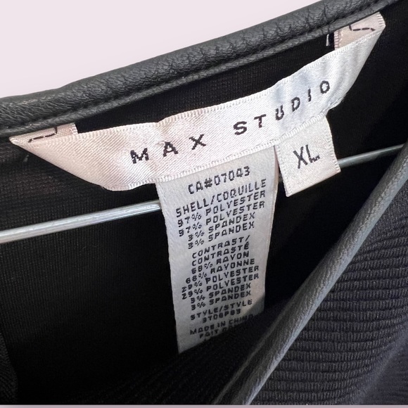 Max Studio Black Boat Neck Dress sz XL - Picture 5 of 6